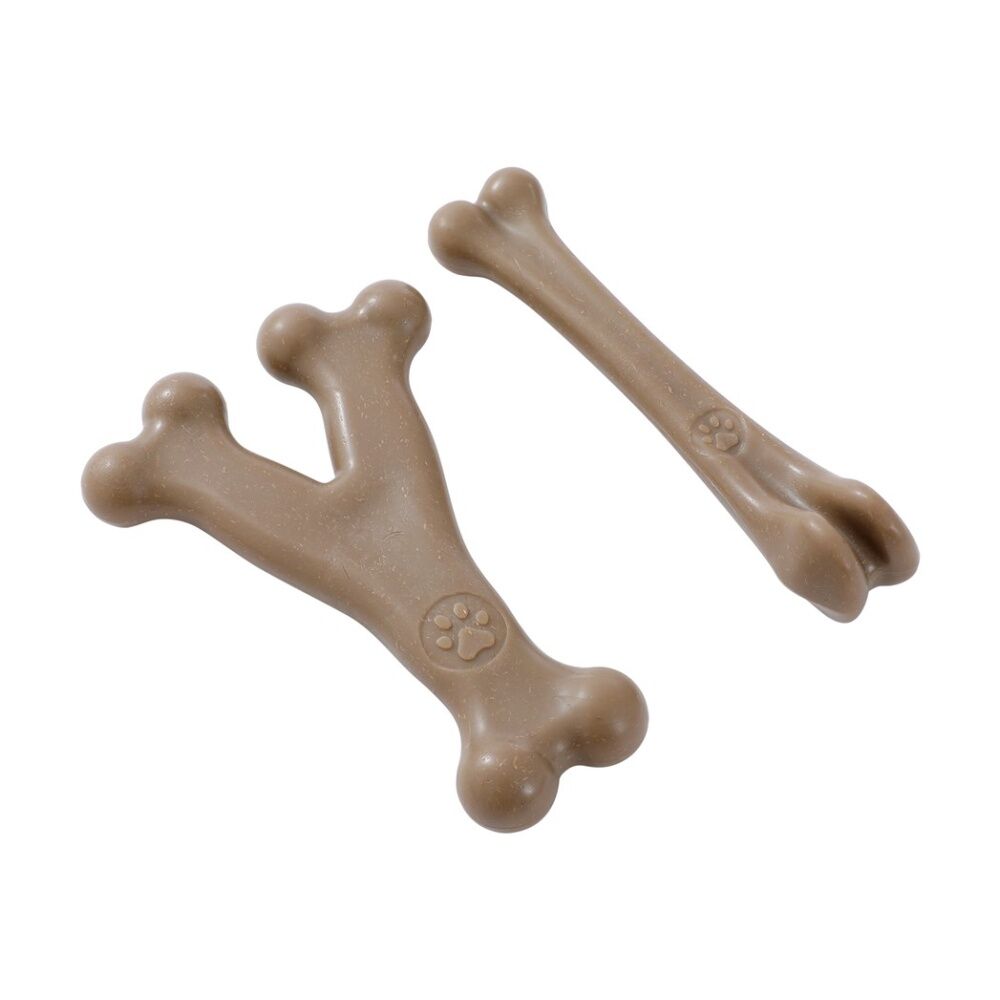 Paws and Claws Pet Dog Cat Boobone Bone Wish Chew Toys Assorted (2 Pieces) — image 2