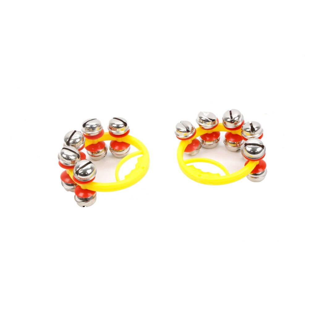 Vivaio Multicolour Double Sleigh Bells Kids Musical Instrument Classroom