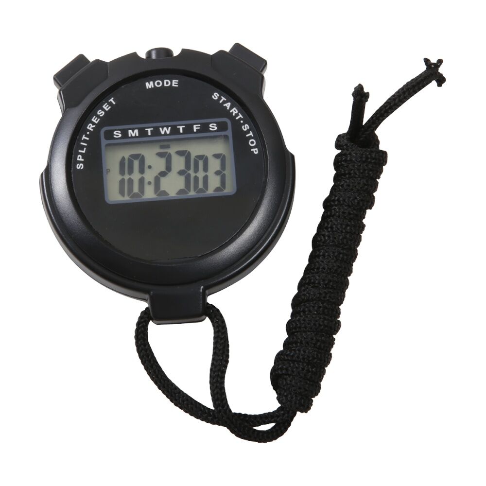Educationall Black Stopwatch Kids Education Mathematics Learning Equipment 3y+