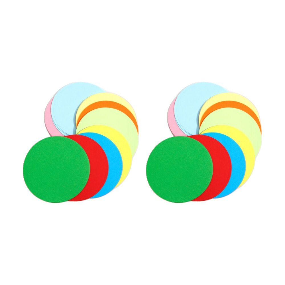 Tacco 360pc Tacco Paper Circles Double-Sided Colour 12cm 3y+ Multicolour (2 Pack)