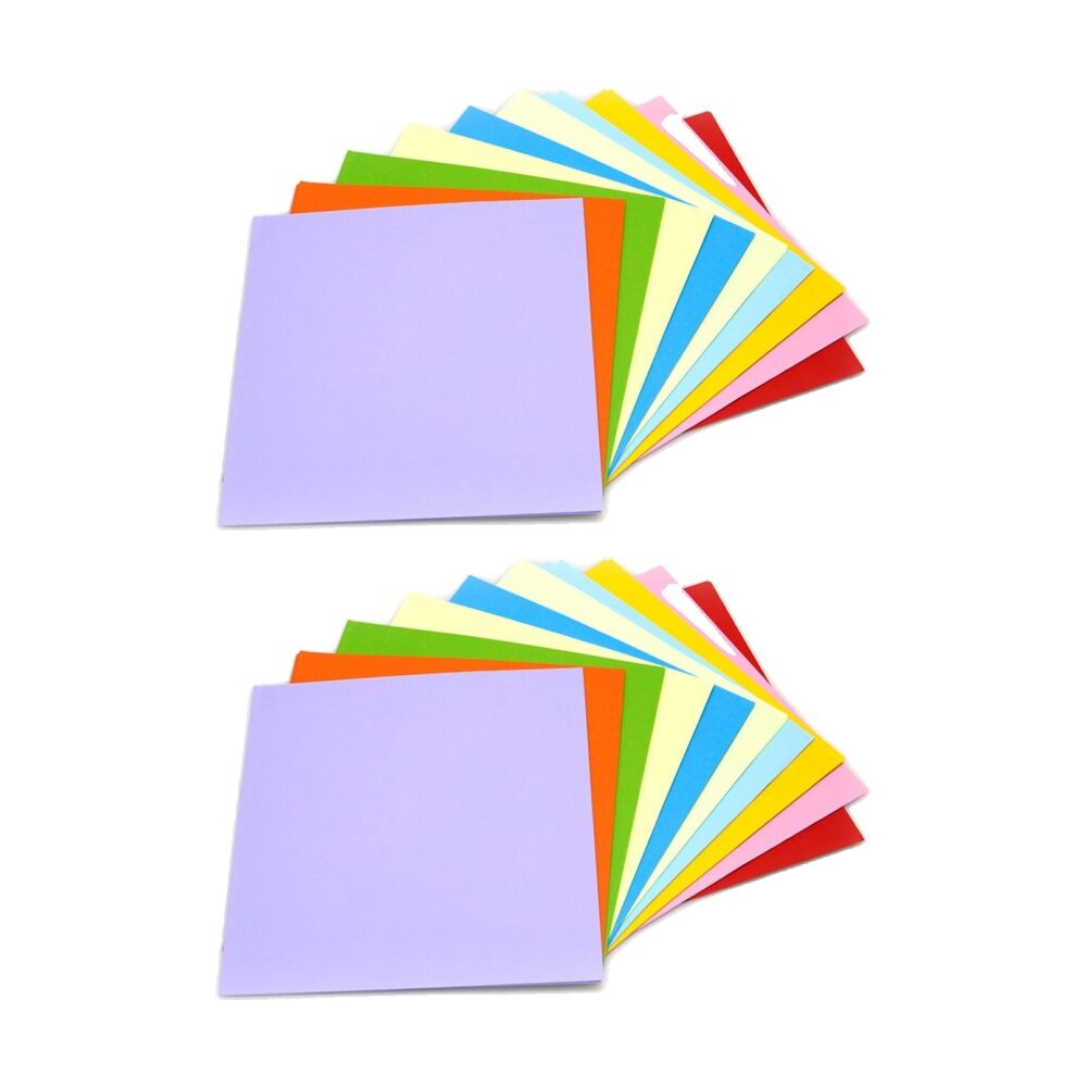 Tacco 360pc Tacco Matte Paper Squares 254cm 10 Different Colours Sheets 3y+ (2 Pack)