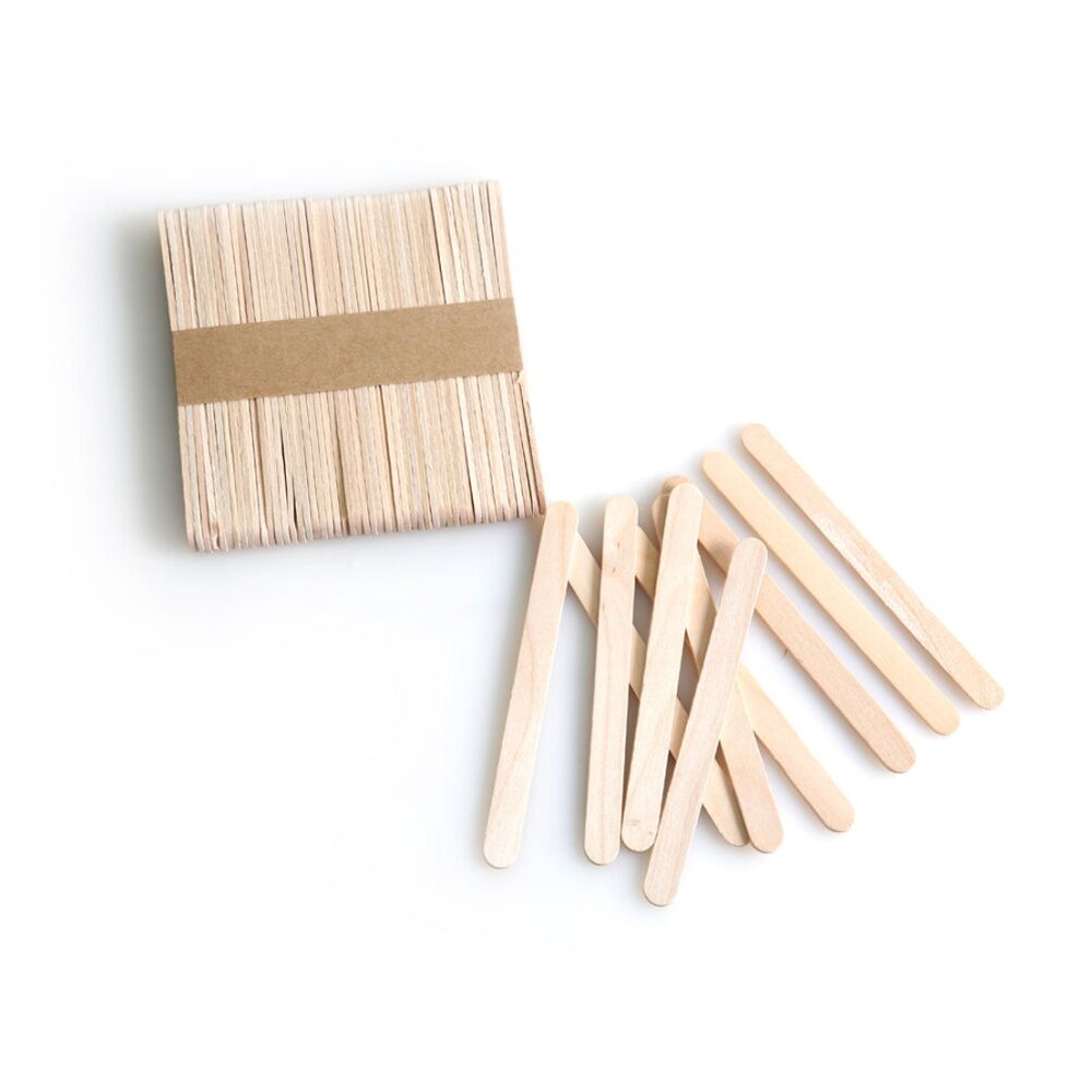 Tacco Paddle Pop Sticks Plain Natural Craft 115cm 3y+ (1000 Pieces)