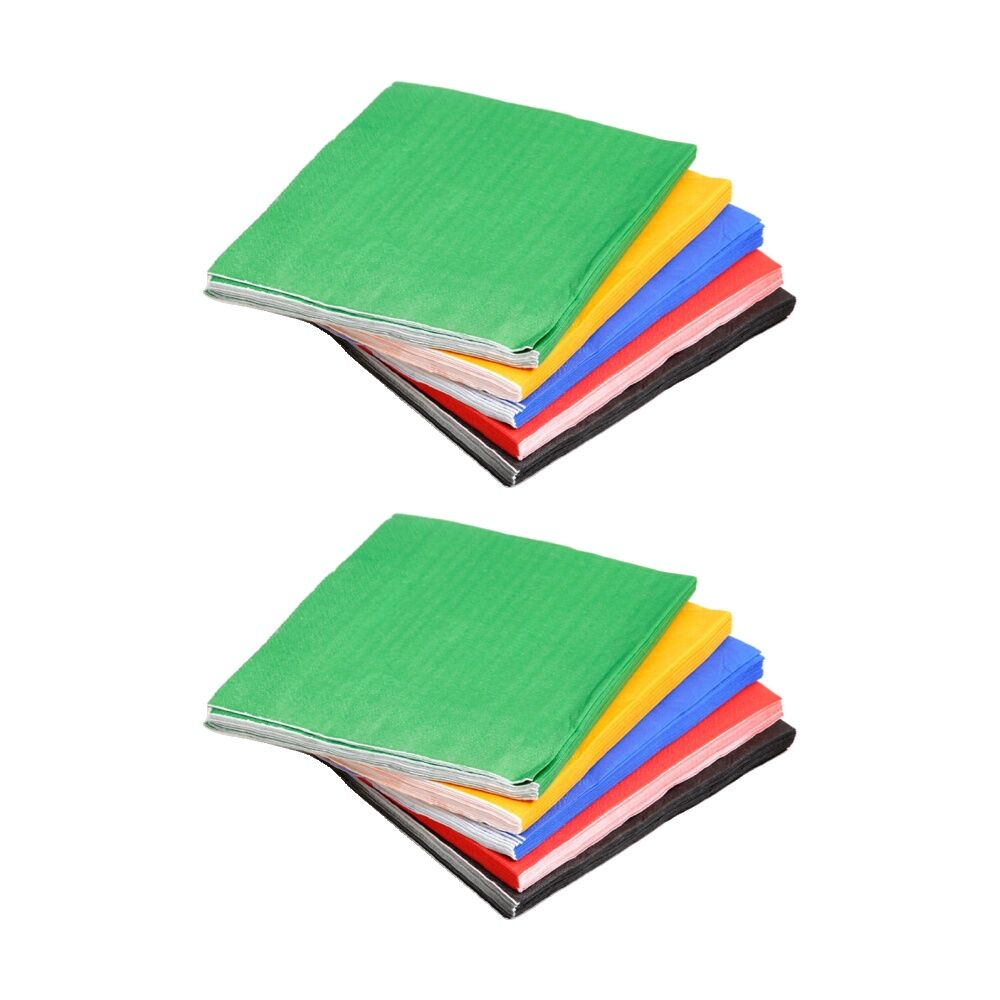 Tacco 100pc Tacco Coloured Tissue Paper 325x325cm Sheets 3y+ Multicolour (2 Pack)