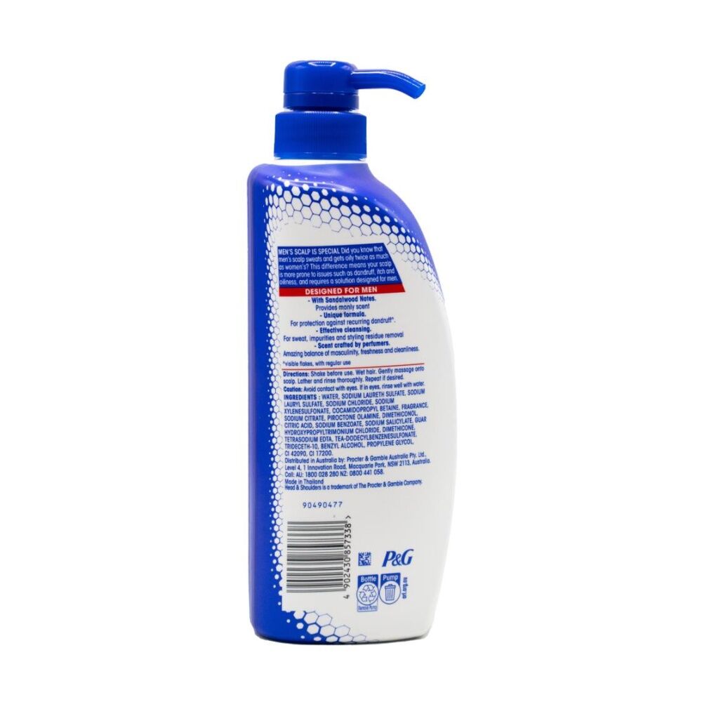 Head & Shoulders 550ml Ultra Men Anti Dandruff Shampoo + Conditioner 2 In 1 Old Spice - Sandalwood Scent - 550ml Bottle — image 2