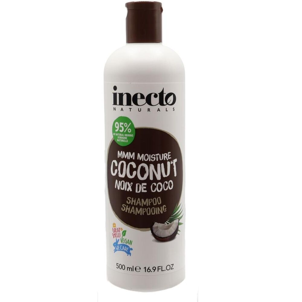 Inecto Naturals MMM Moisture Coconut Oil Vegan Shampoo For Dry Hair 500mL (6 Pack) — image 2