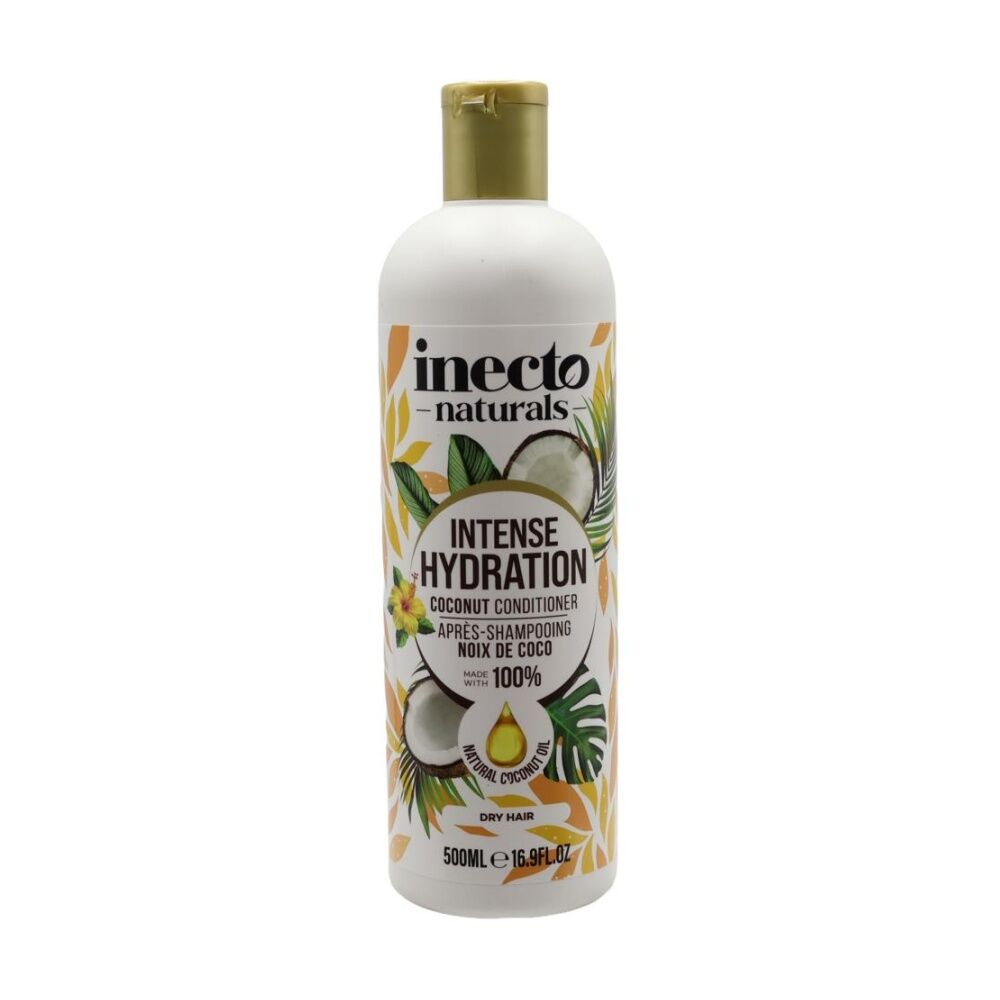 Inecto Naturals 500mL Intense Hydration Coconut Oil Conditioner For Dry Hair