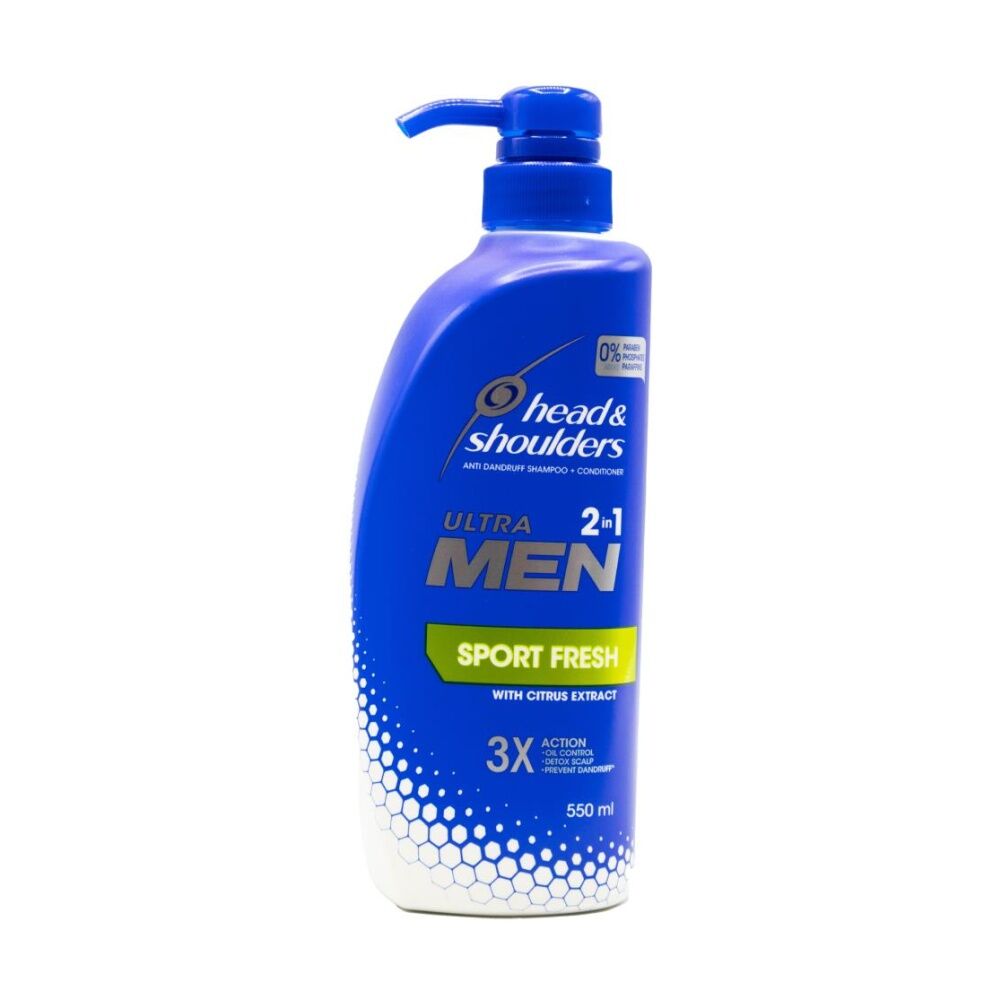 Head & Shoulders Head And Shoulders 2 In 1 Shampoo Conditioner Ultra Men Sport Fresh 550ml