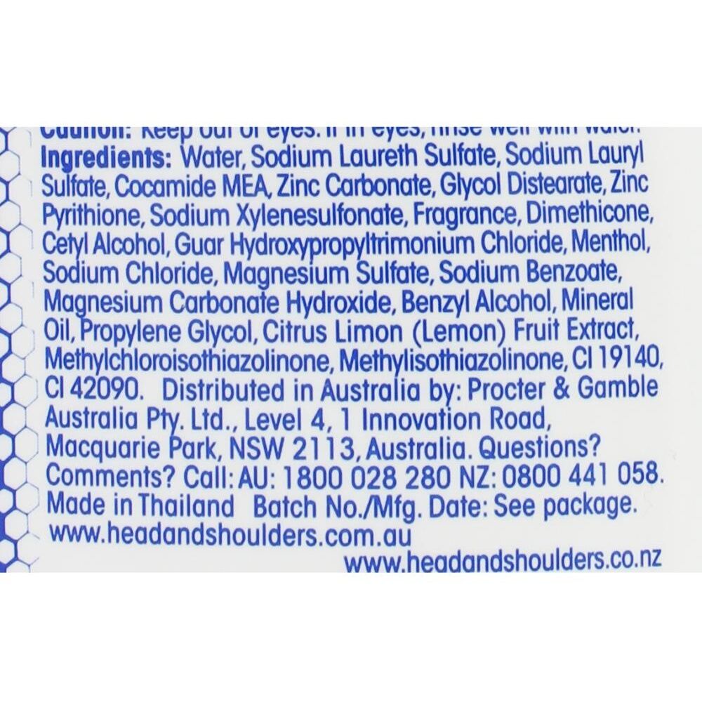 Head & Shoulders 2 In 1 Shampoo Conditioner Ultra Men Sport Fresh 550ml (3 Pack) — image 4