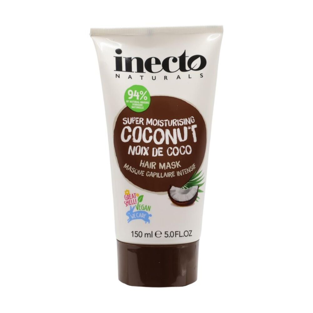Inecto Naturals Moisturising Vegan Coconut Oil Hair Mask For Dry 150mL (12 Pack) — image 2