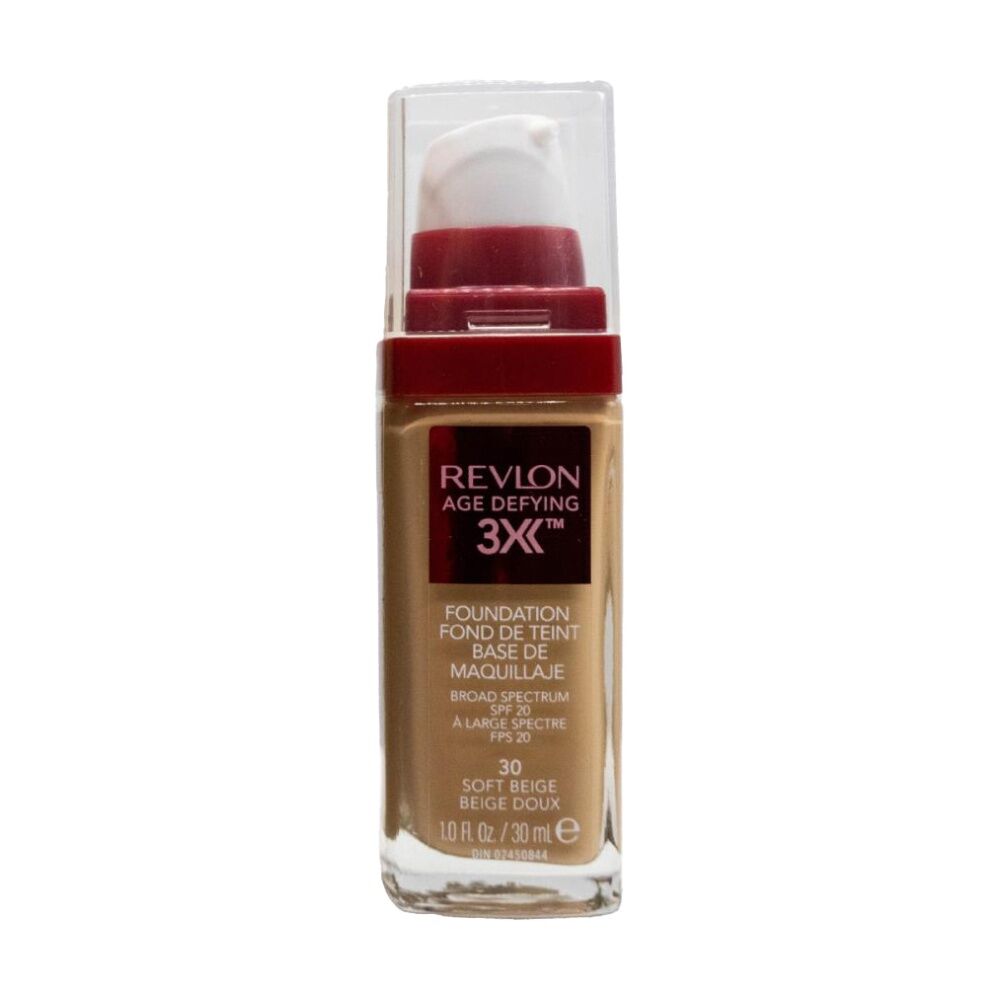 Revlon 30ml Age Defying SPF20 Foundation Soft Beige 30