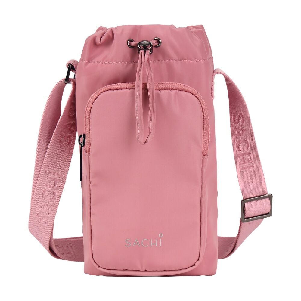 Sachi Crossbody Lite Insulated Bottle Bag With Adjustable Strap Blush Sachi — image 2