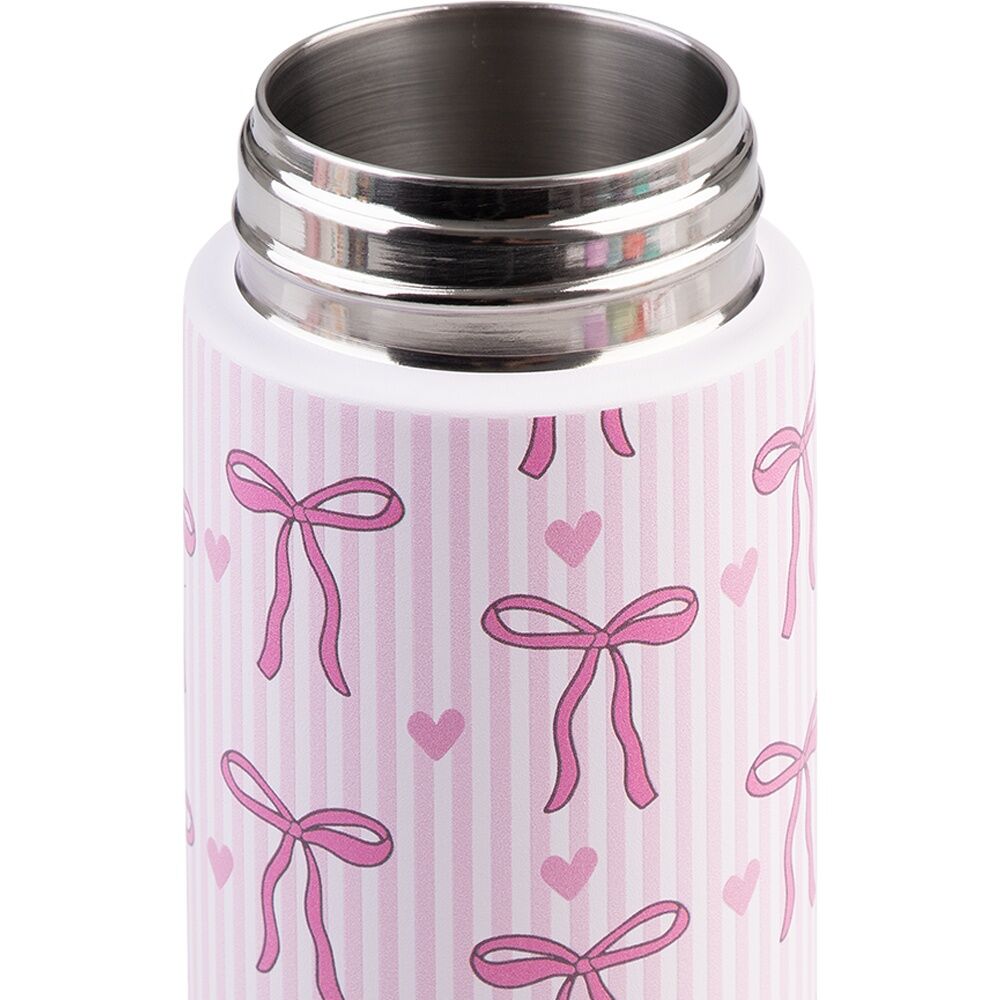 Oasis Kids Drink Bottle Insulated Stainless Steel Bows And Hearts 550ml Oasis — image 5