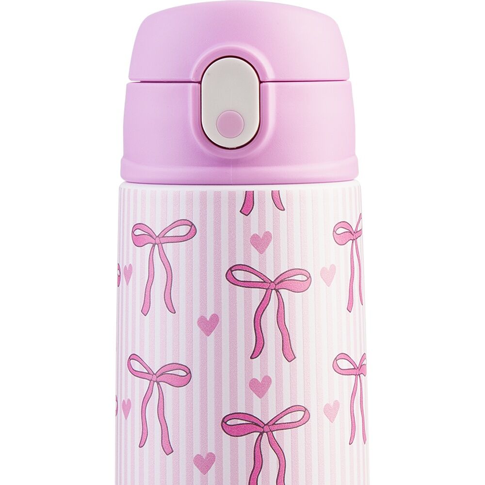 Oasis Kids Drink Bottle Insulated Stainless Steel Bows And Hearts 550ml Oasis — image 6
