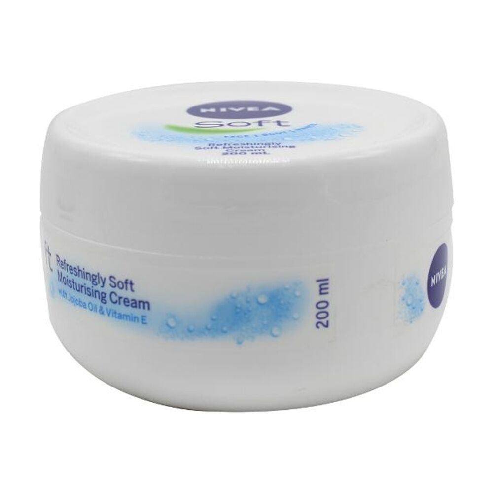 Nivea 200mL Face/Body/Hands Refreshing Soft Moisturising Cream — image 2