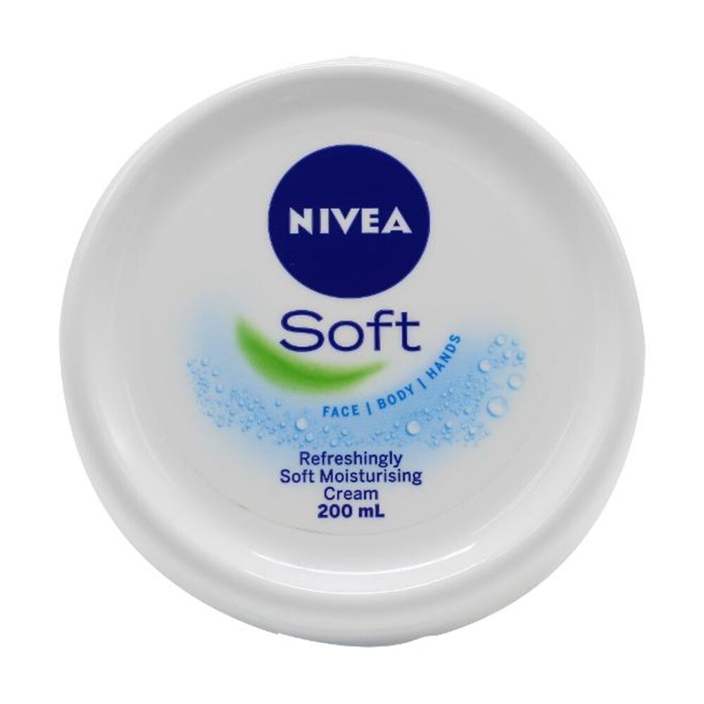 Nivea 200mL Face/Body/Hands Refreshing Soft Moisturising Cream
