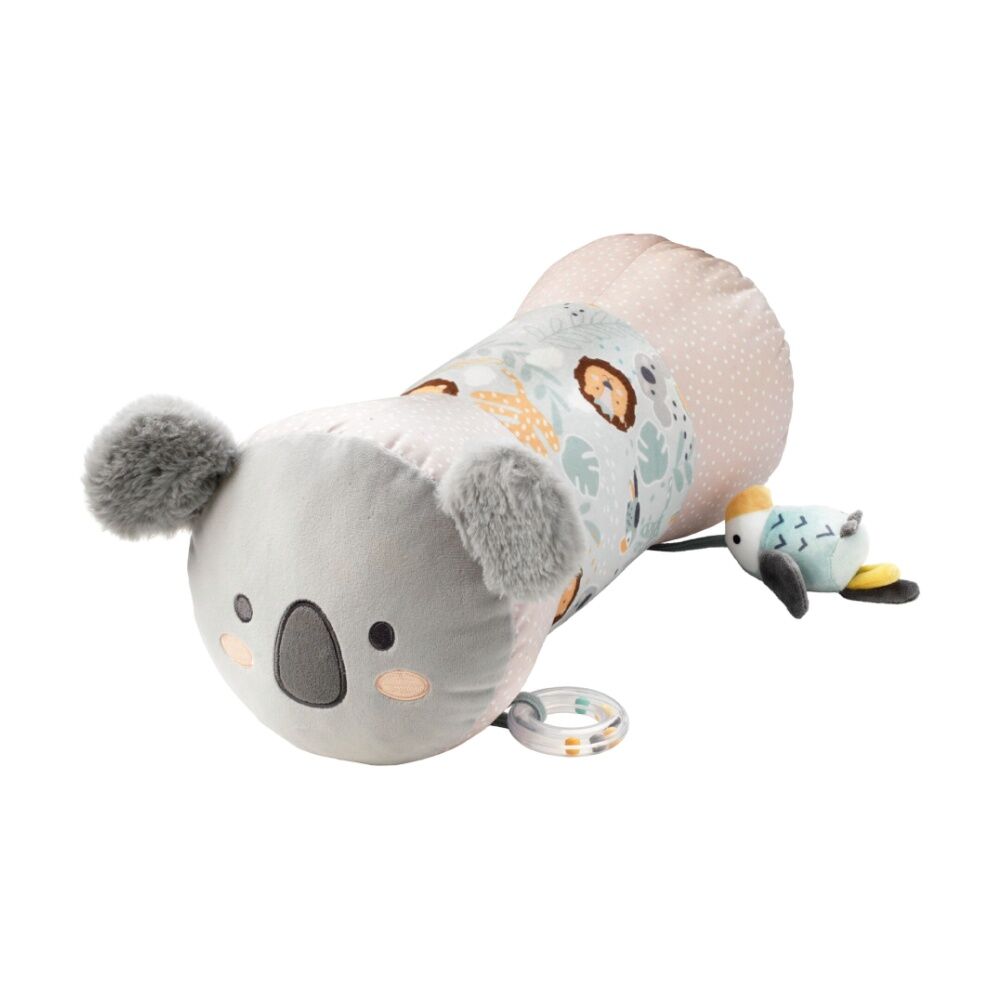 Nuby Multicolour Animal Adventures Tummy Time Pillow w/ Mirror Teether 0m+