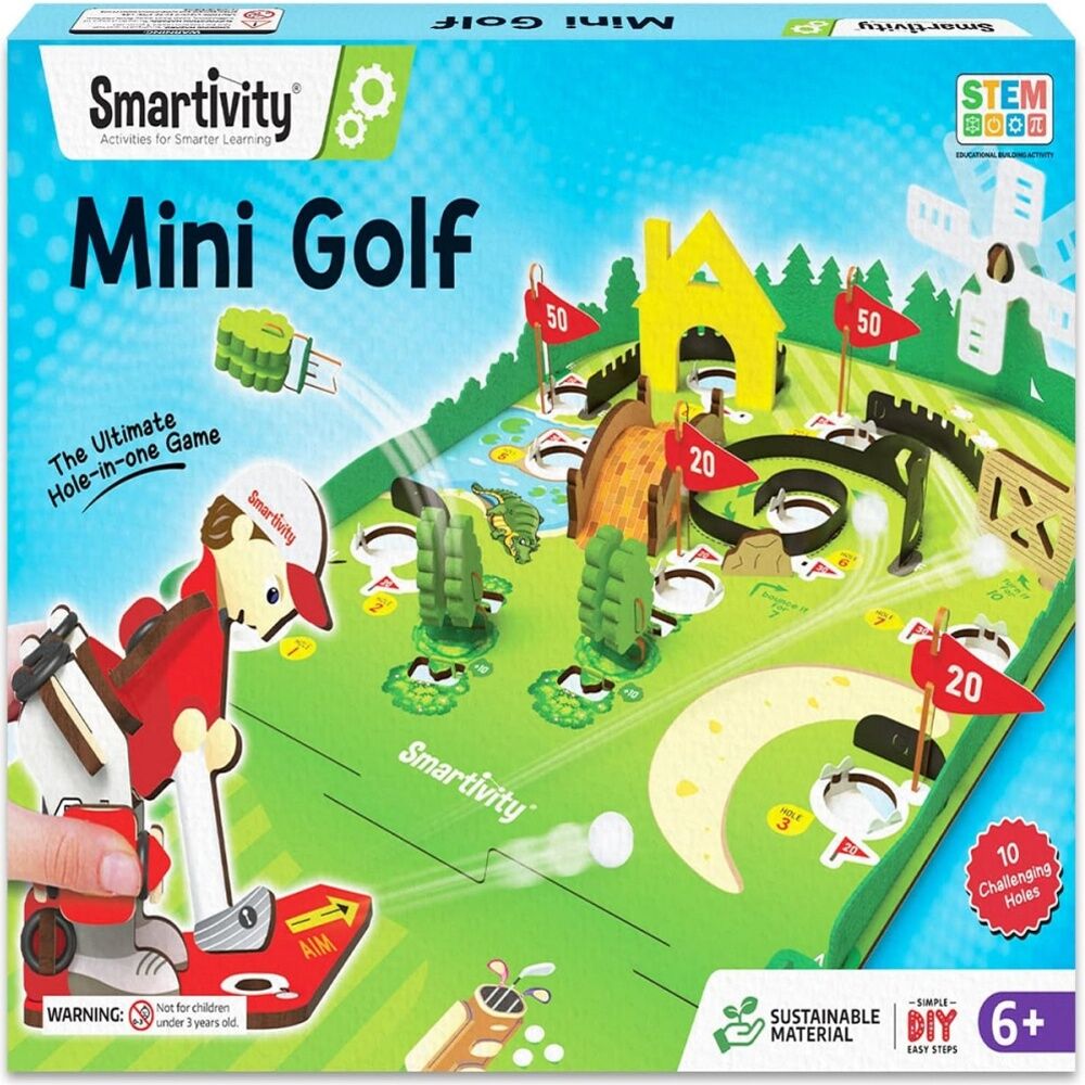 Smartivity Mini Golf Interactive Toy STEM Construction Kit For Kids 6-14 Smartivity
