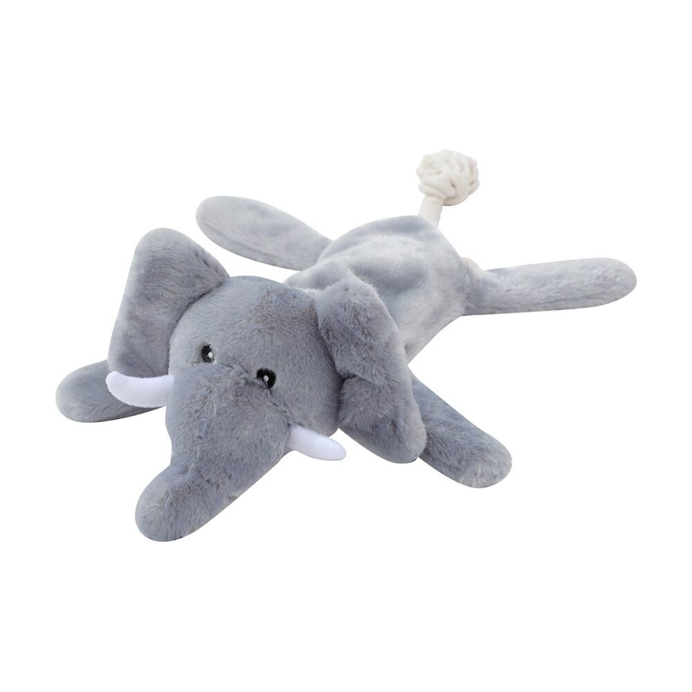 Paws and Claws Safari Rope Skeleton Plush Elephant Dog Pull/Tug Toy 38x12cm (6 Pack) — image 6