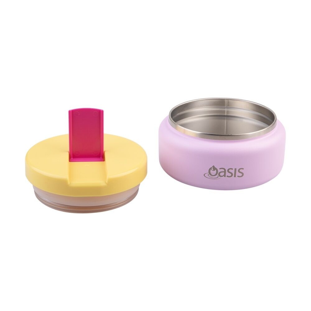 Oasis Double Wall Insulated Food Flask 230ml Bubblegum — image 4