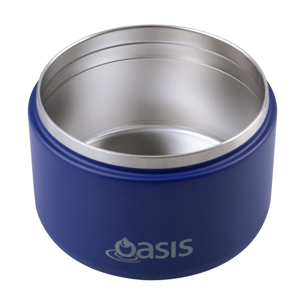 Oasis Stainless Steel Double Wall Insulated Food Flask Peacock Blue 300ml Oasis — image 3