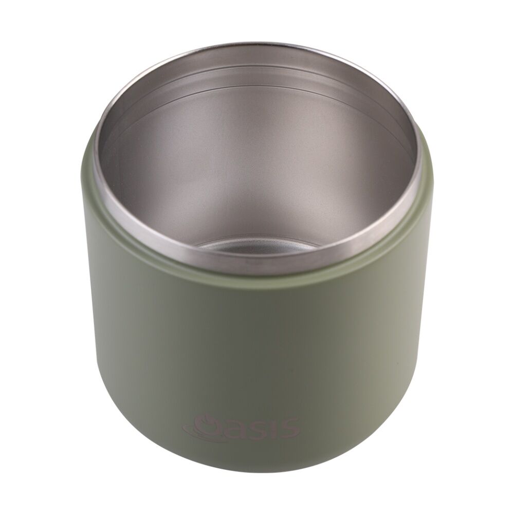 Oasis Stainless Steel Double Wall Insulated Food Flask Olive Green 500ml Oasis — image 6