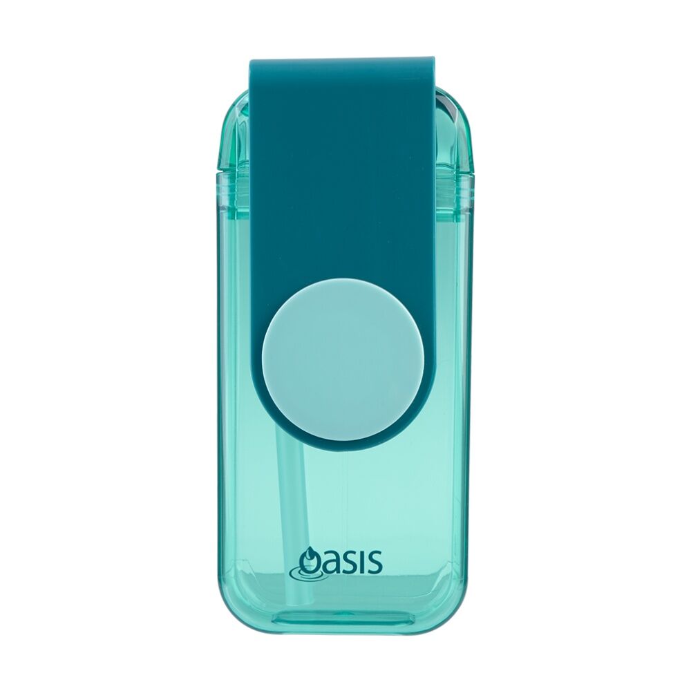 Oasis Kids Tritan Impact Resistant Juice Box With Straw Green 300ml Oasis