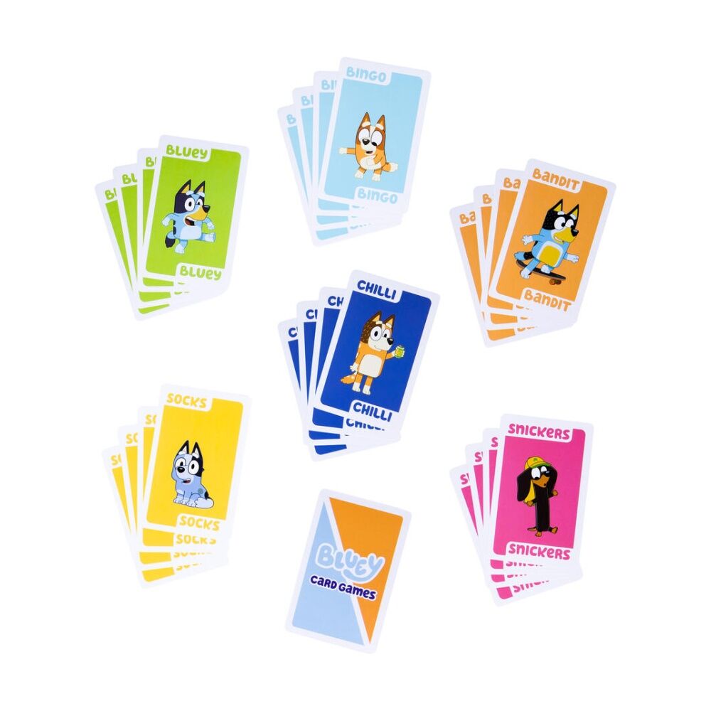 Moose Games Bluey Themed Children & Family Card Game 4y+ Assorted (3 Pack) — image 7
