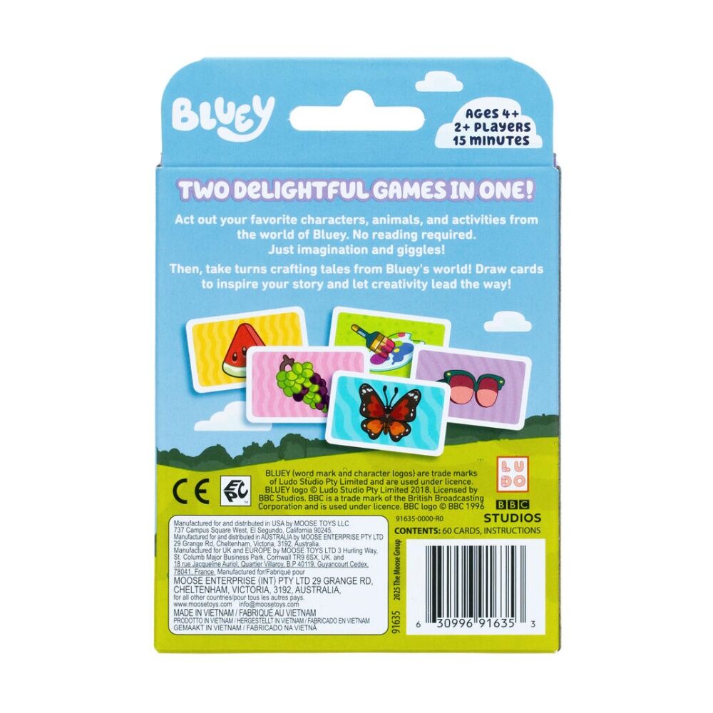 Moose Games Bluey Themed Children & Family Card Game 4y+ Assorted (3 Pack) — image 9