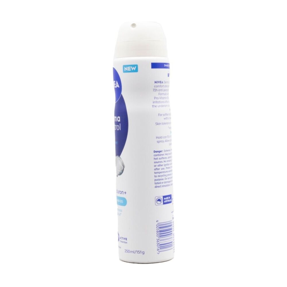 Nivea 72H Antiperspirant Derma Control Spray 250ml Pro Vitamin B5 (12 Pack) — image 3