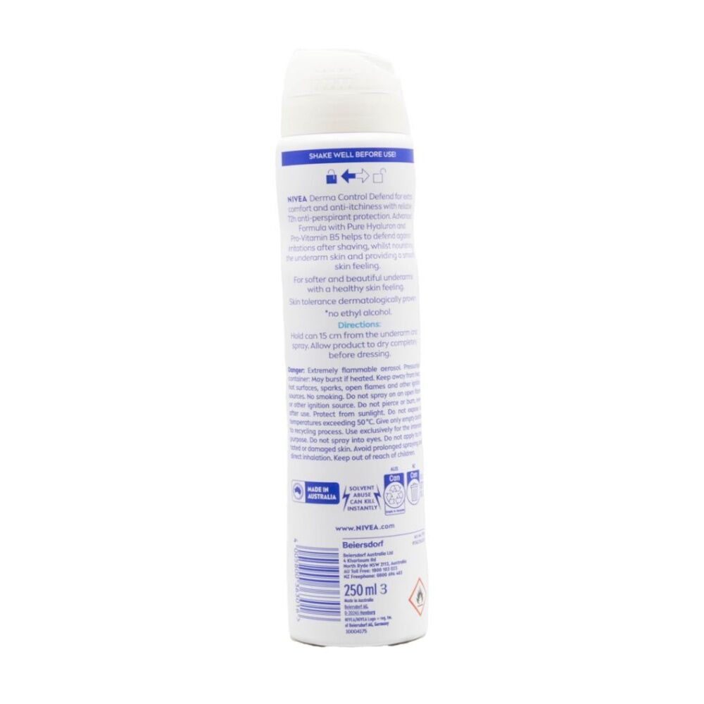 Nivea 250ml Pro Vitamin B5 72H Antiperspirant Derma Control Spray — image 3