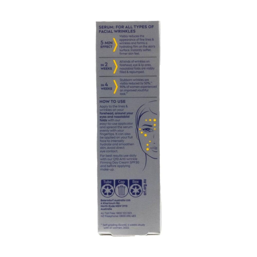 Nivea Anti Ageing Instant Smoothing Wrinkle Filler Serum 15ml Q10 (3 Pack) — image 5