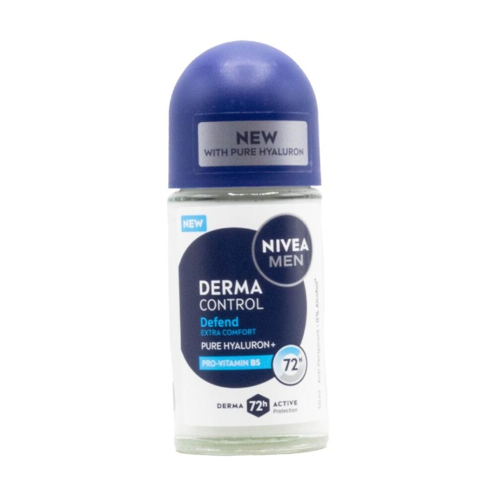 Nivea 72H Antiperspirant Men's Roll On Deodorant 50mL Pro Vitamin B5 (6 Pack) — image 2