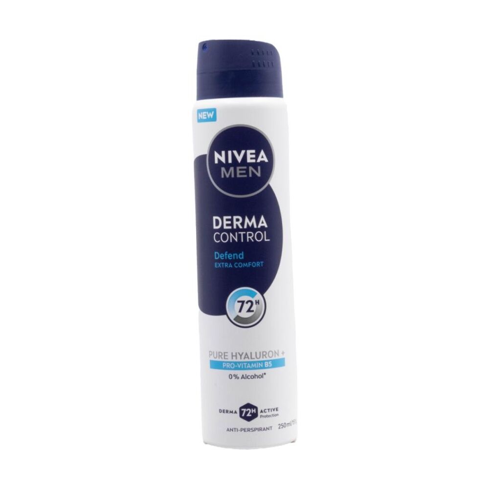 Nivea 250ml Pro Vitamin B5 72H Antiperspirant Men's Derma Control Spray