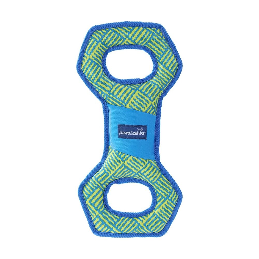 Paws and Claws 35x20x6cm Dura Double Tugger Durable Canvas Dog Pull Toy — image 2