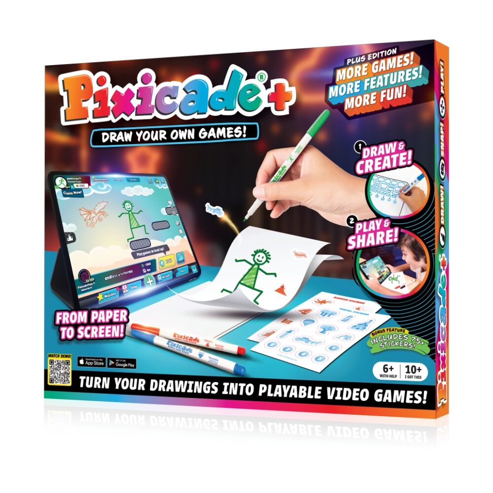 Abacus Pixicade Plus Drawing To Video Game Creative Kit Kids 6y+ Abacus