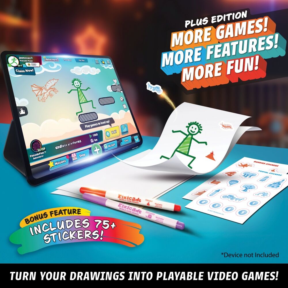 Abacus Pixicade Plus Drawing To Video Game Creative Kit Kids 6y+ Abacus — image 2