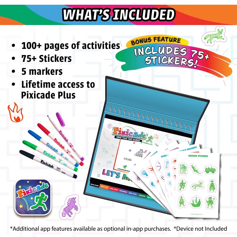 Abacus Pixicade Plus Drawing To Video Game Creative Kit Kids 6y+ Abacus — image 5