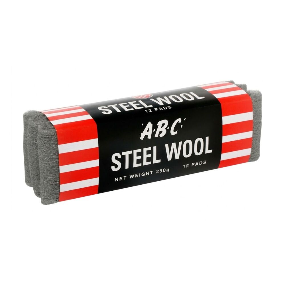 Abc 250g Home Professional Cleaning Steel Wool Sleeves Grade 2 (4 Pack) — image 2