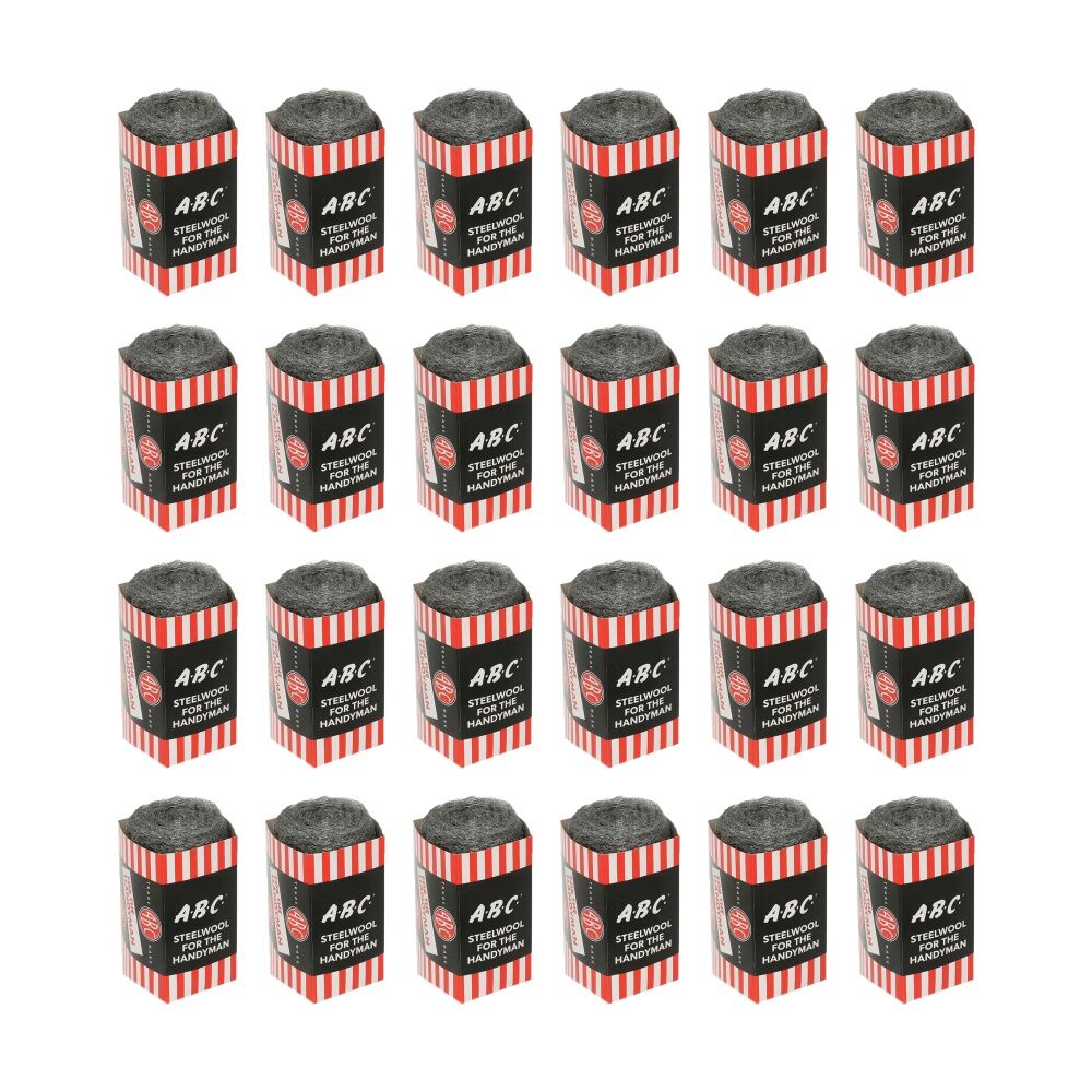 Abc Handyman Home Professional Cleaning Steel Wool Refill Grade 0 (24 Pack)