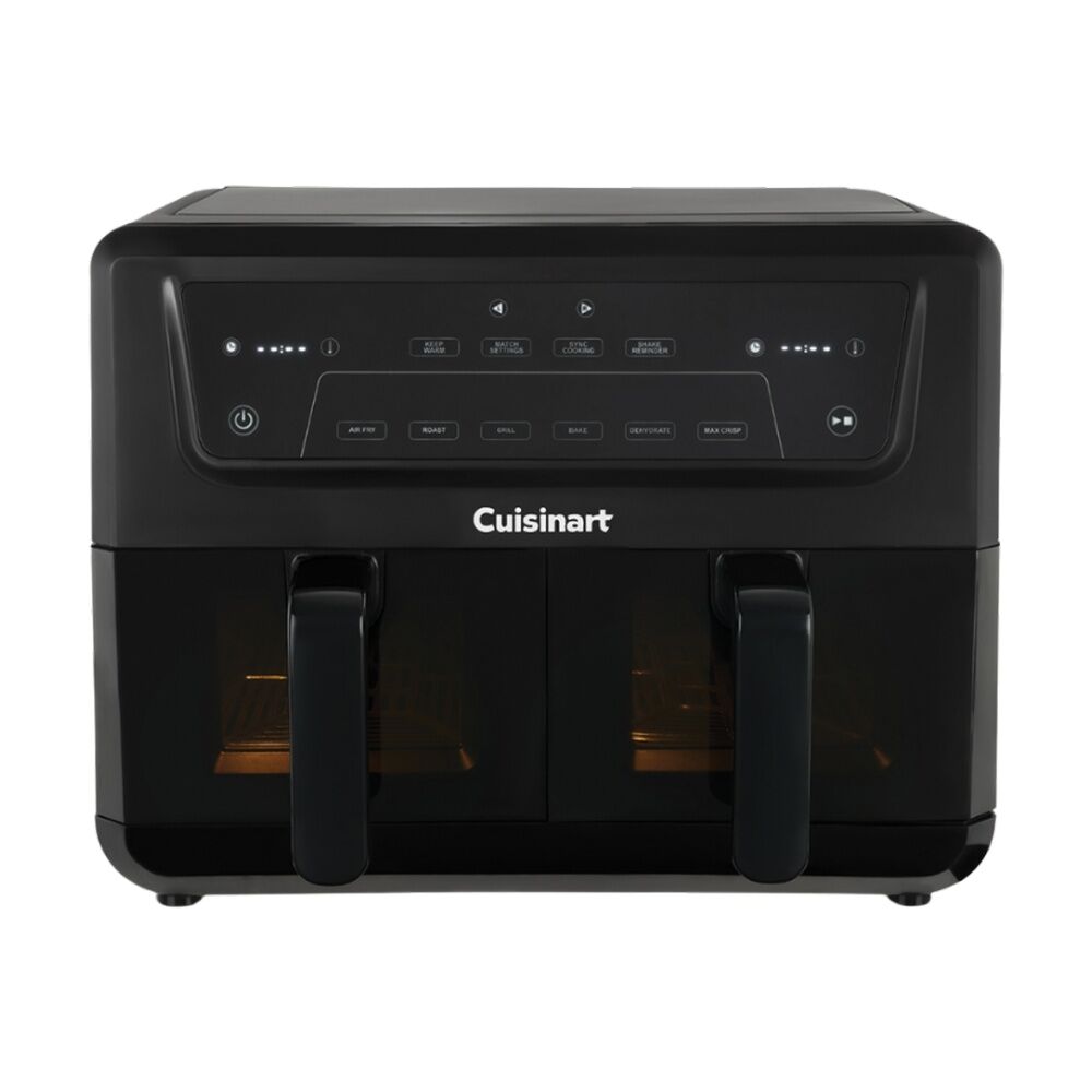 Cuisinart AirView 10.4L Dual Basket Electric Air Fryer Black