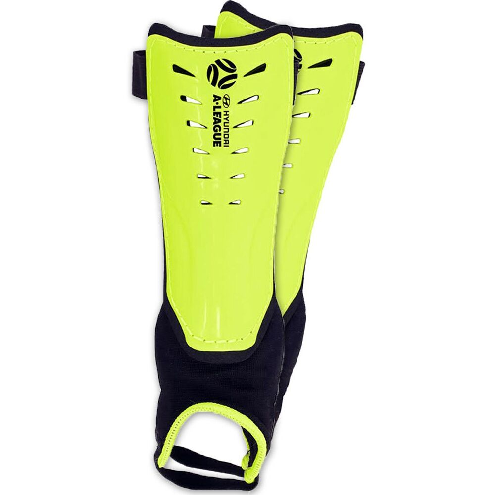 Hyundai A-League Sports/Soccer Shin Guard/Pads Size w/Ankle - Assorted — image 4