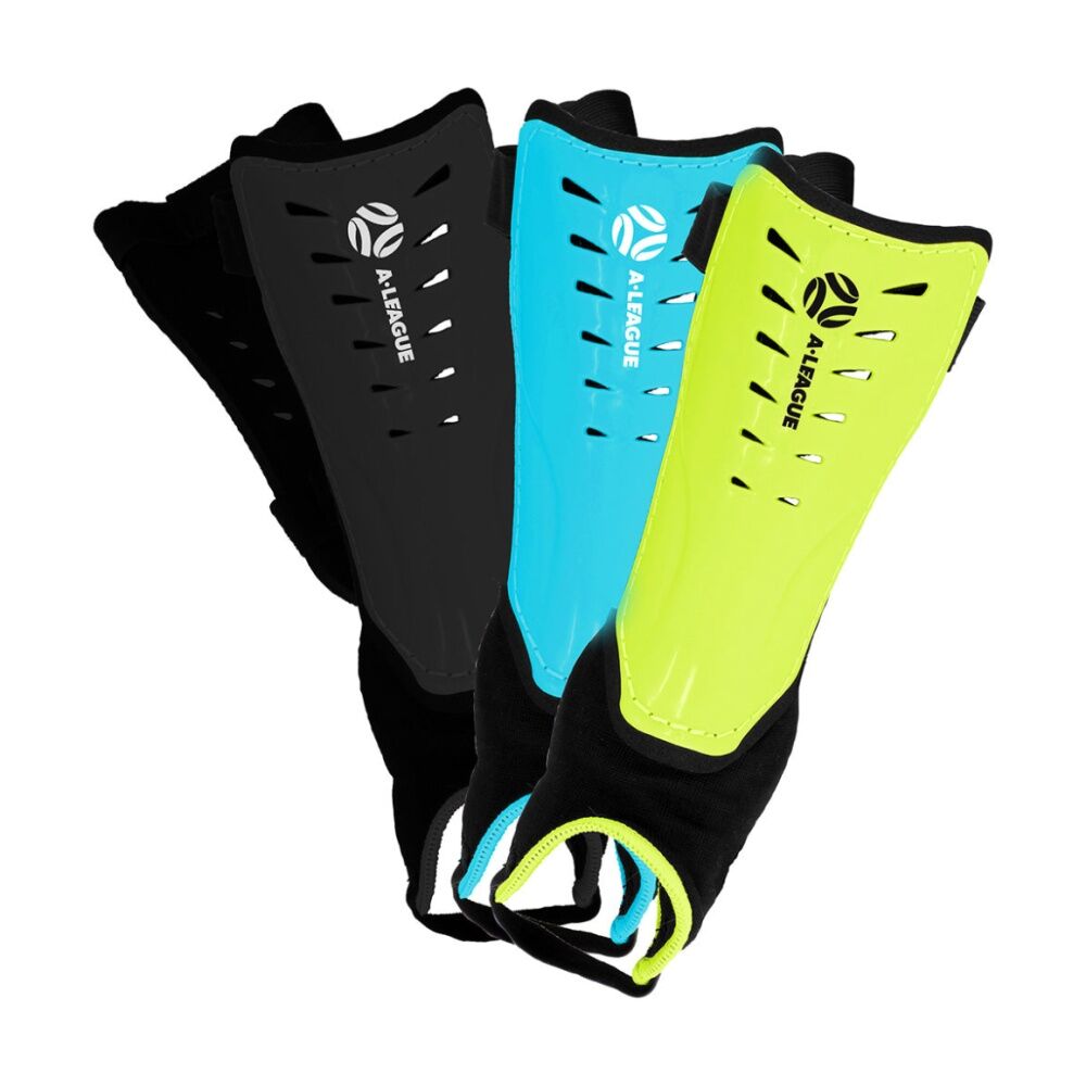 Hyundai A-League Sports/Soccer Shin Guard/Pads Size w/Ankle - Assorted — image 5