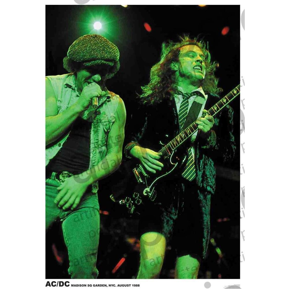 Music 81x60cm AC/DC Madison Sq Garden Euro Wall Art Poster Room Decoration