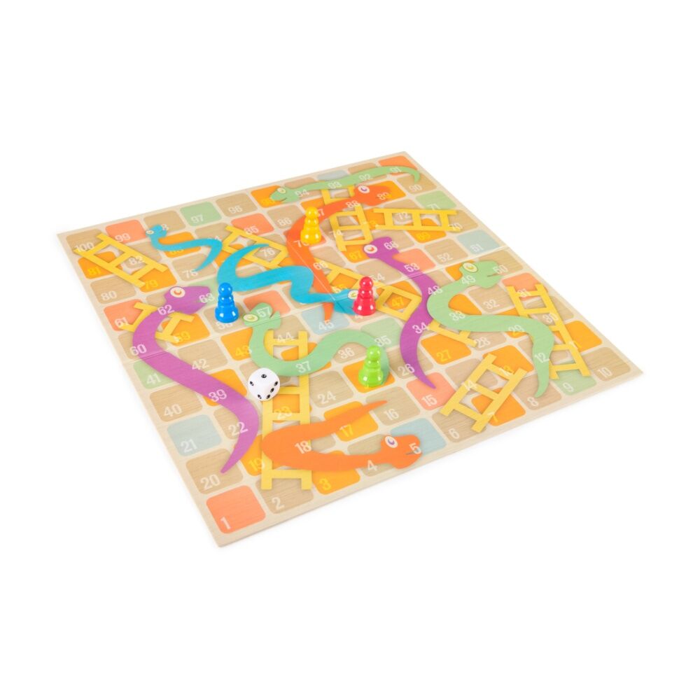 Cardinal Classic Snakes And Ladders And Checkers Dames Board Games — image 3
