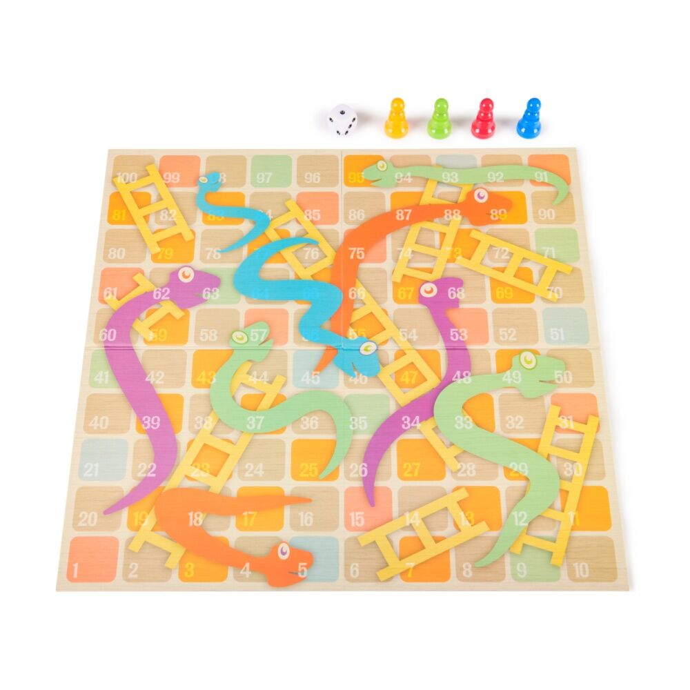 Cardinal Classic Snakes And Ladders And Checkers Dames Board Games — image 5