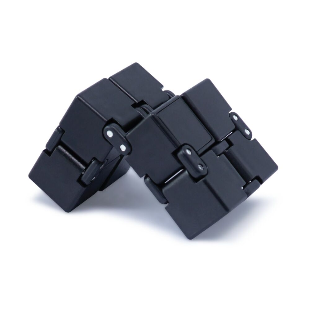 Trend Hub Kids 5y+ Infinity Cube Ergonomic Sensory Fidget Toy Black (4 Pack) — image 7