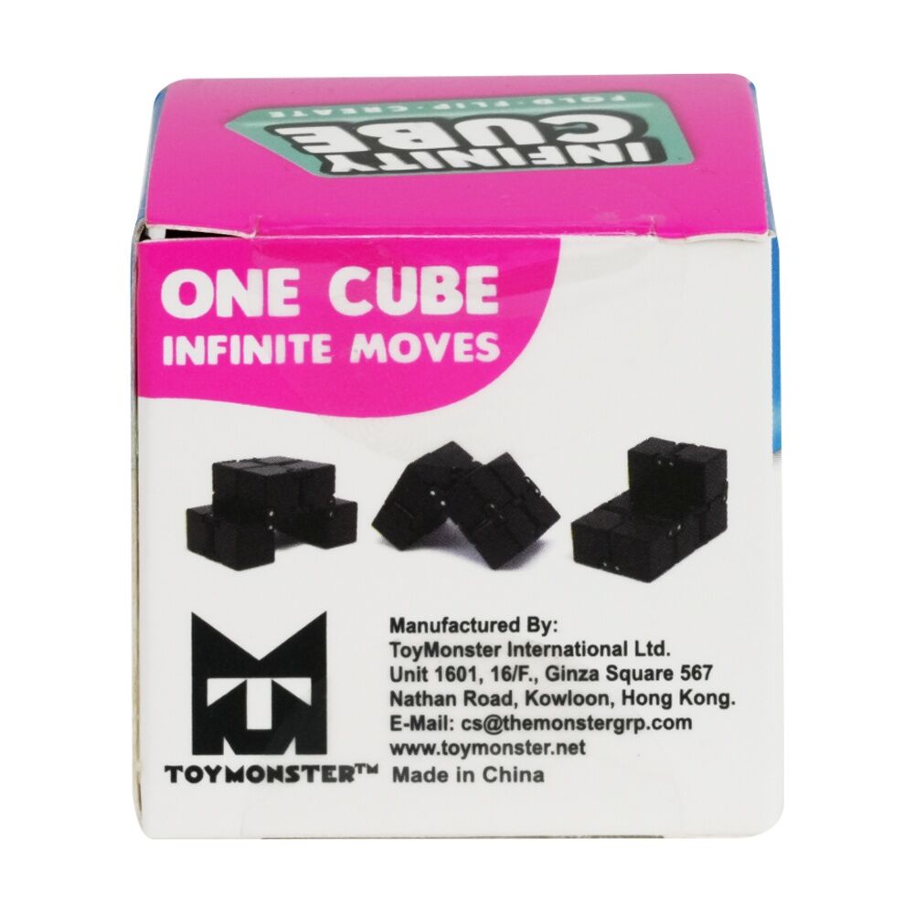 Trend Hub Kids 5y+ Infinity Cube Ergonomic Sensory Fidget Toy Black (4 Pack) — image 6