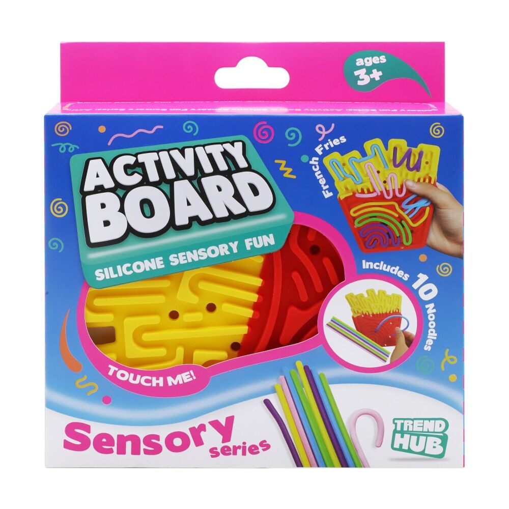 Trend Hub Kids 3y+ Silicone Activity Board Wave 2 Sensory Toy Assorted (3 Pack) — image 2