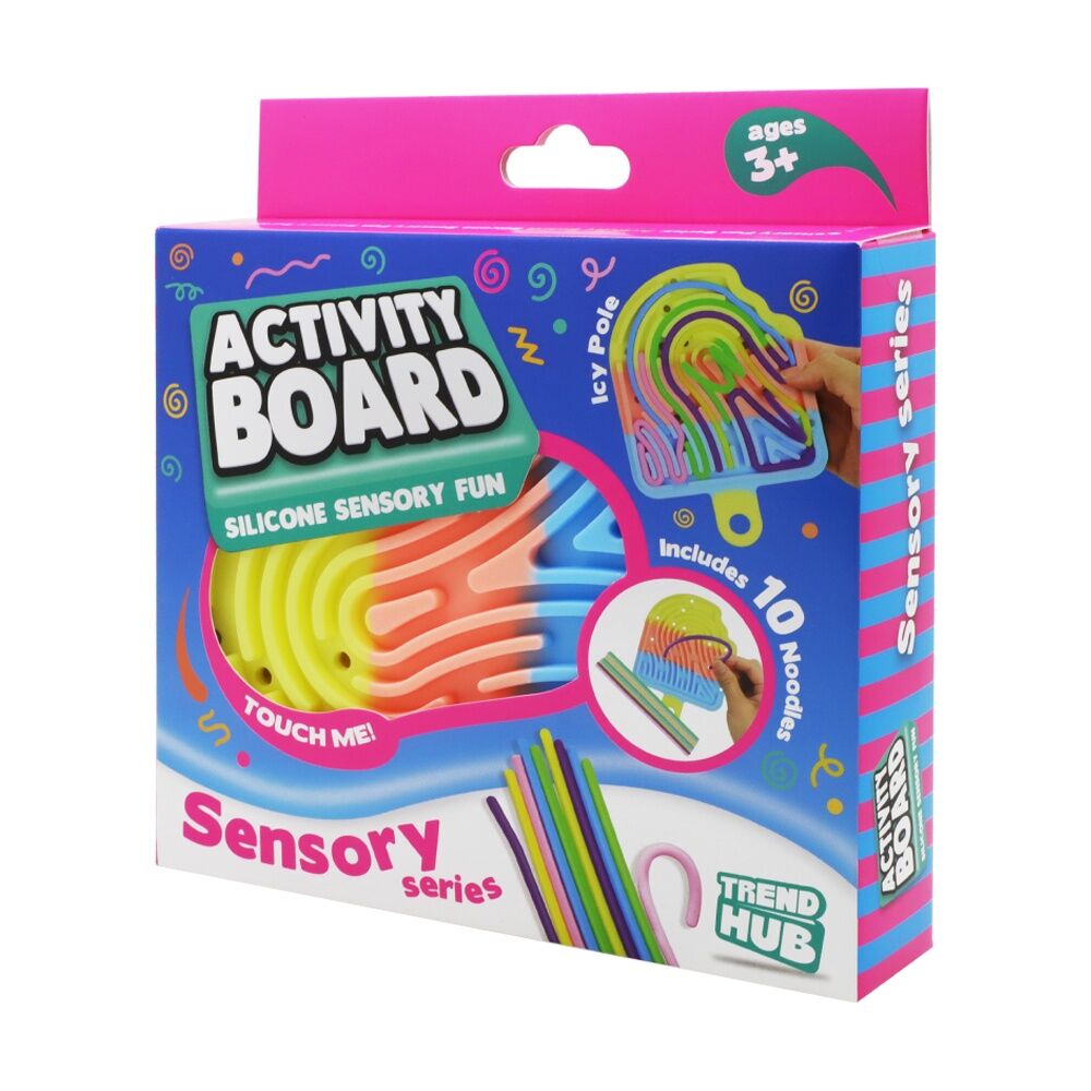 Trend Hub Kids 3y+ Silicone Activity Board Wave 2 Sensory Toy Assorted (3 Pack) — image 5