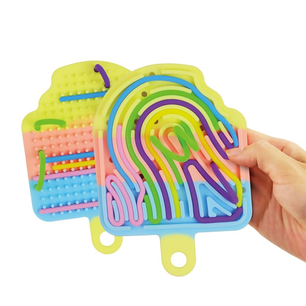 Trend Hub Kids 3y+ Silicone Activity Board Wave 2 Sensory Toy Assorted (3 Pack) — image 10